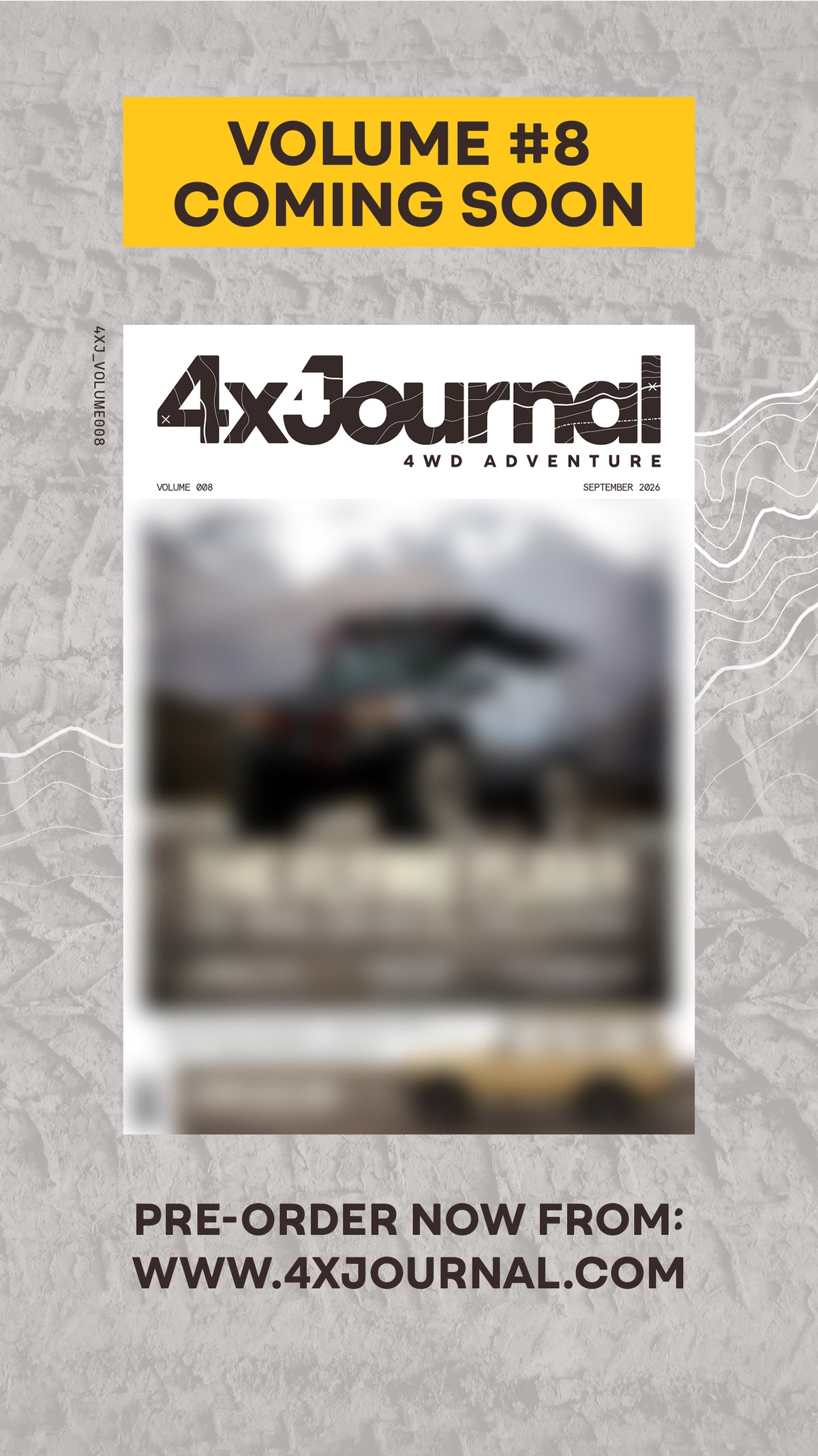 4XJournal Volume 008 — Print Magazine PRE ORDER!