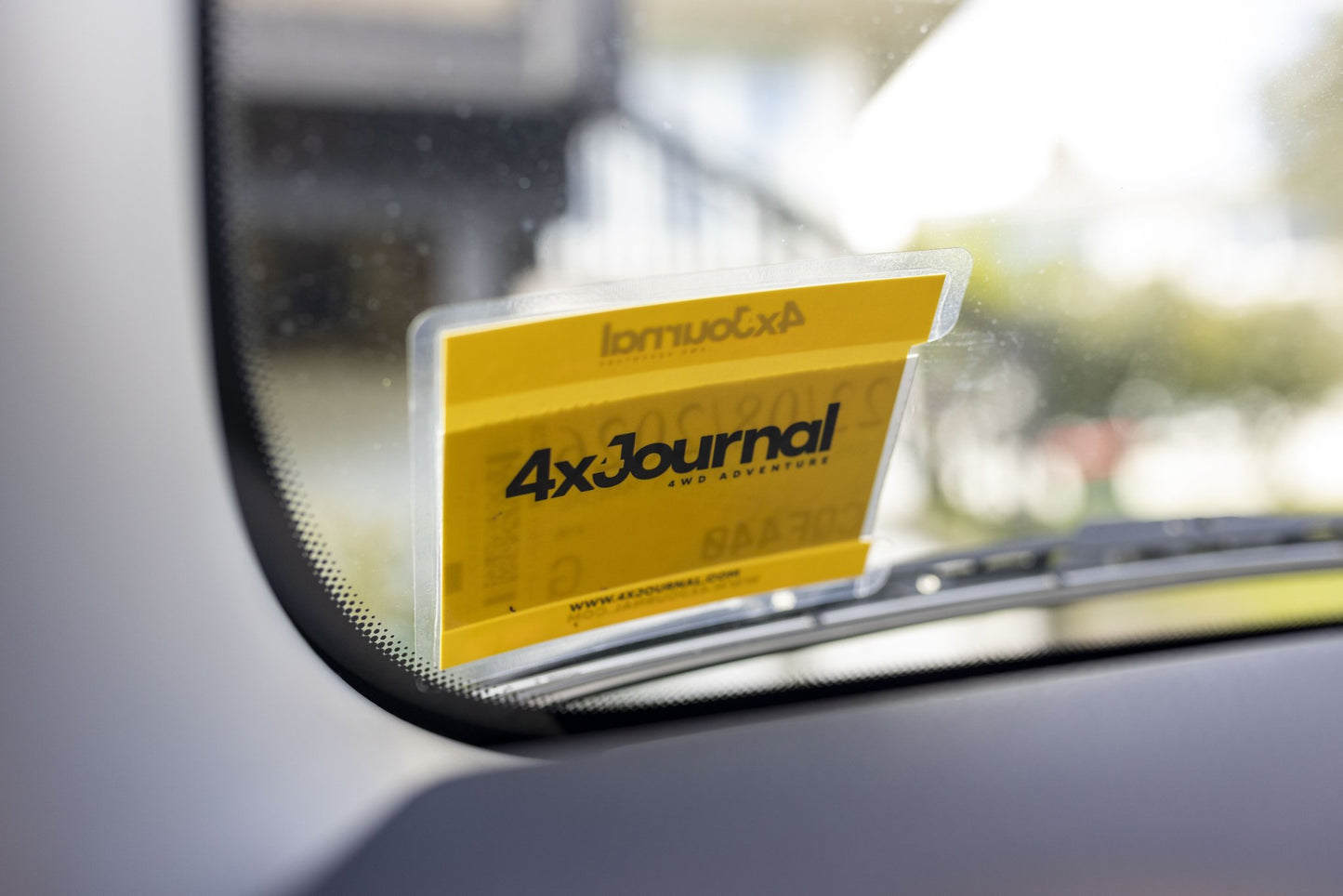 4XJournal Rego Pouch – Classic Yellow 4XJournal Logo - 4XJournal.com