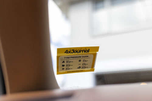4XJournal Rego Pouch Tyre Pressure Guide (Style 1) - 4XJournal.com