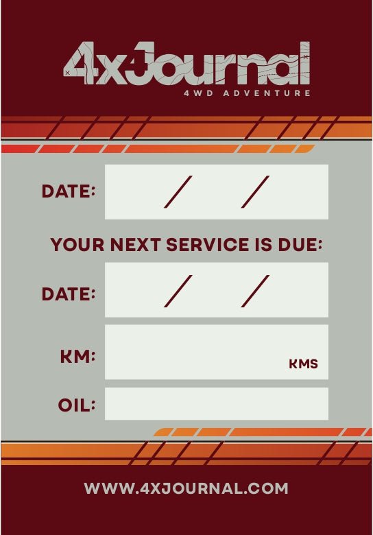 Retro Nissan Service Stickers – Workshop Design (Pack of Five) - 4XJournal.com