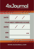 Retro Nissan Service Stickers – Workshop Design (Pack of Five) - 4XJournal.com